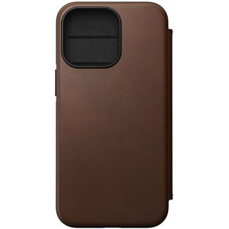 Nomad MagSafe Rugged Folio pouzdro Apple iPhone 13 Pro hnědé