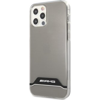 AMG PC/TPU Horizontal Stripes Kryt pro iPhone 12/12 Pro čirý