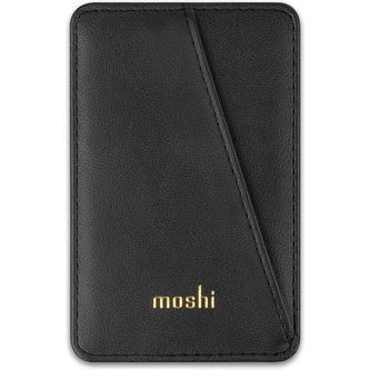 Moshi SnapTo Slim Wallet magnetická peneženka černá