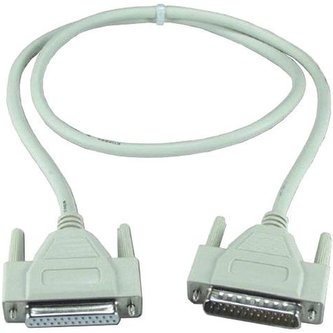 PremiumCord datový kabel 25M-25F 25 žil 3m