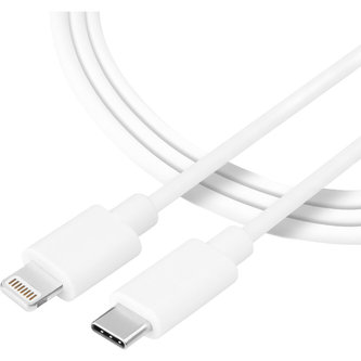 Tactical Smooth Thread Cable USB-C/Lightning 2m bílý