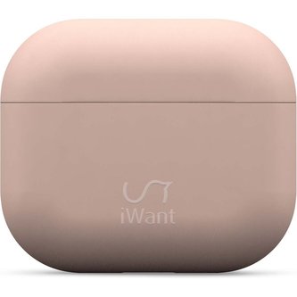 iWant AirPods 3.generace ultra-tenké pouzdro světle růžové