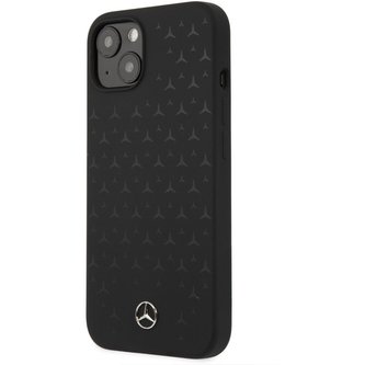 Mercedes Liquid Silicone Case iPhone 13 Mini černé