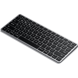 Satechi Slim X1 bluetooth backlit wireless keyboard US vesmírně šedá