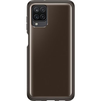 Samsung Soft Clear Cover kryt Galaxy A12 (EF-QA125TBE) černý