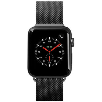 LAUT Steel Loop pásek na Apple Watch 38/40 mm černý