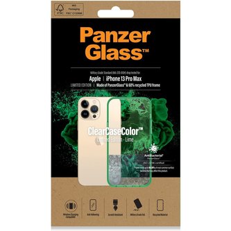 PanzerGlass™ ClearCaseColor™ pro Apple iPhone 13 Pro Max Lime (zelený)