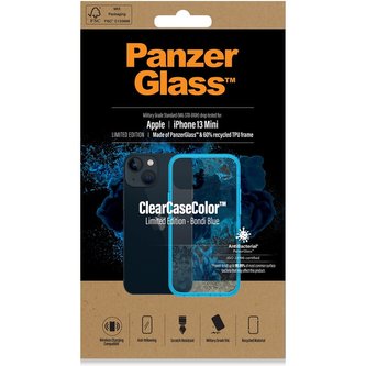 PanzerGlass™ ClearCaseColor™ pro Apple iPhone 13 mini Bondi Blue (modrý)