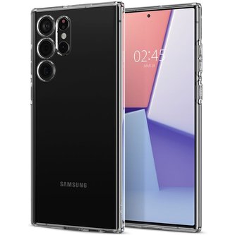 Spigen Liquid Crystal kryt Samsung Galaxy S22 Ultra čirý