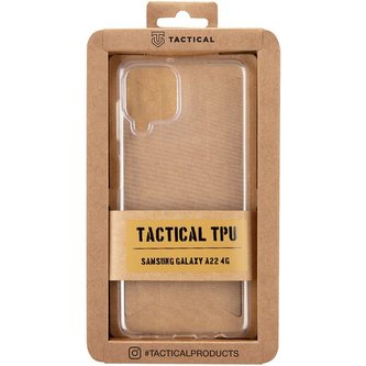 Tactical TPU kryt Samsung Galaxy A22 4G čirý