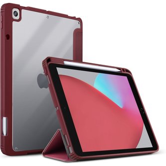 UNIQ Moven Antimikrobiální pouzdro iPad 10.2" (2020/2021) vínové