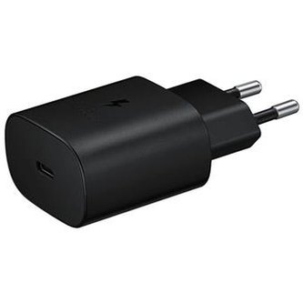 Samsung 25W USB-C síťová nabíječka černá (eko-balení) Samsung 25W USB-C síťová nabíječka černá (eko-balení)