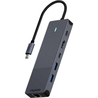 Rapoo 6v1 USB-C Multiportový adaptér