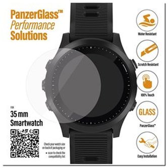 PanzerGlass SmartWatch (35mm) Garmin Forerunner 245/Amazfit GTR 47 mm/Emporio Armani Connected/Fossi