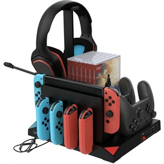 iPega SW036 nabíjecí stanice s chlazením pro Nintendo Switch