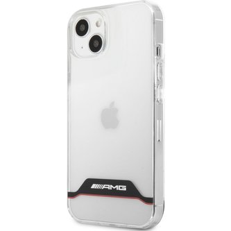 AMG PC/TPU Red Stripes Kryt iPhone 13 Mini čirý