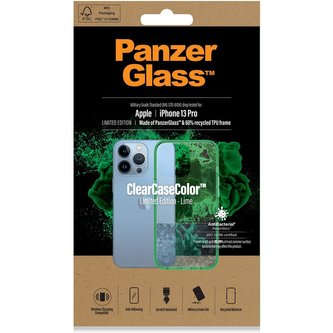 PanzerGlass™ ClearCaseColor™ pro Apple iPhone 13 Pro Lime (zelený)