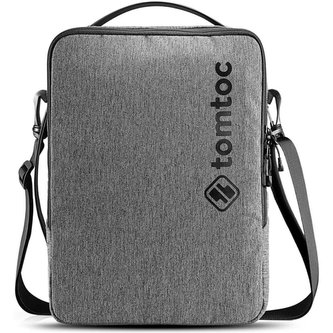 tomtoc Urban Shoulderbag – 14" MacBook Pro (2021) šedá