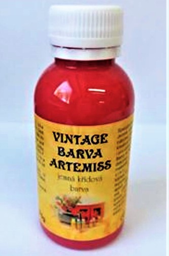 ARTEMISS Křídová vintage barva 170g, V53 tmavá červená