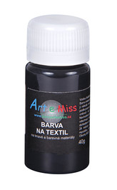 ARTEMISS Barva na tmavý textil 40g, černá
