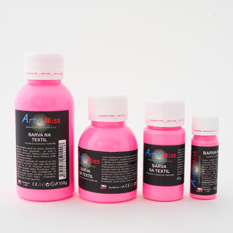 ARTEMISS Barva na tmavý textil - neon (září pod UV světlem) 1000g, neon modrá ARTEMISS Barva na tmavý textil - neon (září pod UV světlem) 1000g, neon modrá