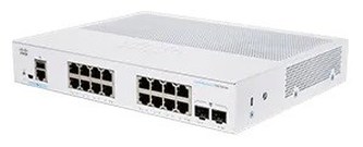 Cisco switch CBS250-16T-2G, 16xGbE RJ45, 2xSFP, fanless - REFRESH