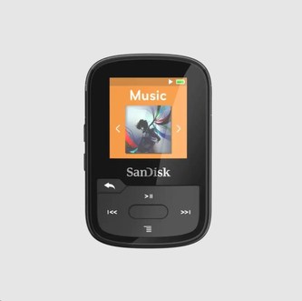 SanDisk Clip Sport Plus MP3 Player 32GB, Black