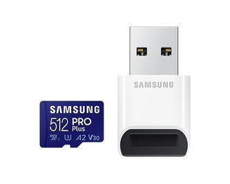 Paměťová karta Samsung micro SDXC PRO Plus 512GB + USB adaptér