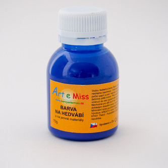 ARTEMISS Barva na hedvábí 70g, modrá