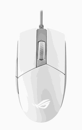 ASUS myš ROG STRIX IMPACT II MOONLIGHT WHITE (P516), bílá ASUS myš ROG STRIX IMPACT II MOONLIGHT WHITE (P516), bílá
