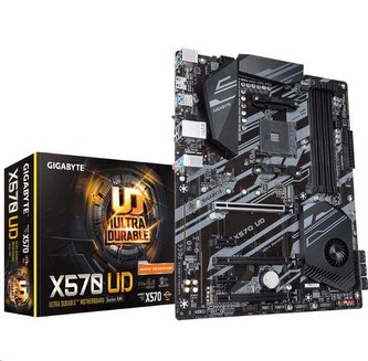 GIGABYTE MB Sc AM4 X570 UD, AMD X570, 4xDDR4, VGA