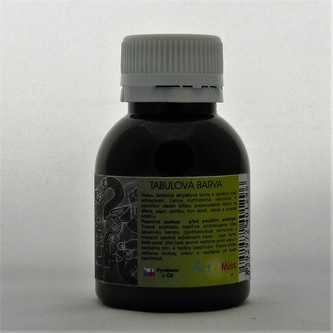 Tabulová barva 70g, černá