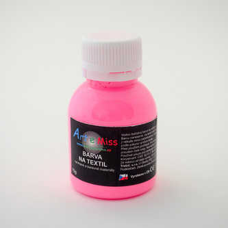 ARTEMISS Barva na tmavý textil - neon (září pod UV světlem) 70g, neon fialová