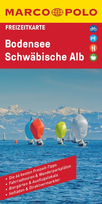 MARCO POLO Freizeitkarte Deutschland Blatt 41 Bodensee, Schwäbische Alb
