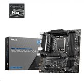MSI MB Sc LGA1700 PRO B660M-A DDR4, Intel B660, 4xDDR4, 2xDP, 2xHDMI, mATX