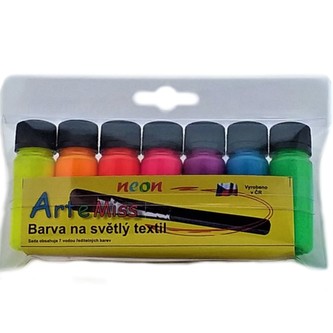 ARTEMISS Sada barev na světlý textil - neonové odstíny