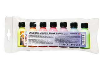 ARTEMISS Sada univerzálních barev svítících ve tmě 7x25g