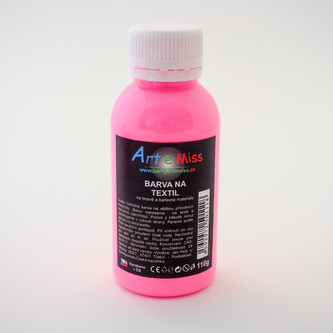 ARTEMISS Barva na tmavý textil - neon (září pod UV světlem) 110g, neon modrá