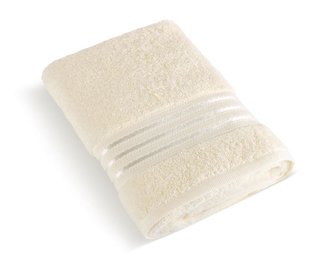 Froté ručník a osuška kolekce Linie - vanilková - Ručník L/712 - 50x100 cm