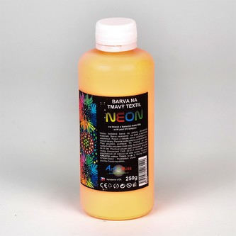 ARTEMISS Barva na tmavý textil - neon (září pod UV světlem) 250g, neon oranžová ARTEMISS Barva na tmavý textil - neon (září pod UV světlem) 250g, neon oranžová