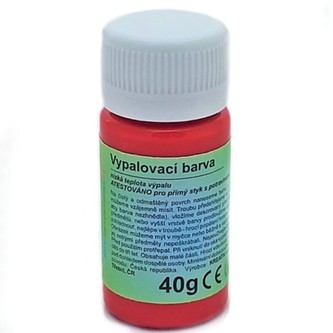 Vypalovací barva 40g, zelená