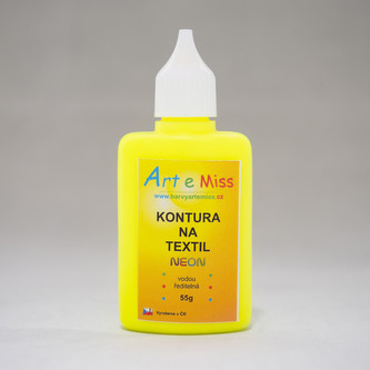 ARTEMISS Kontura na textil NEON 55g, neon modrá