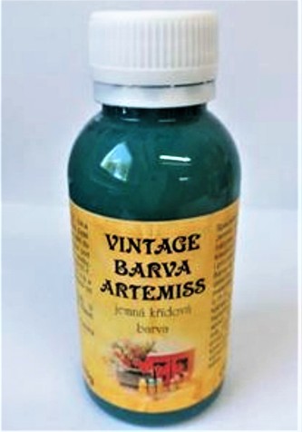 ARTEMISS Křídová vintage barva 170g, V34 tmavá zelená