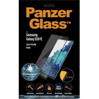 PanzerGlass Edge-to-Edge AntiBacterial Samsung Galaxy S20 FE černé
