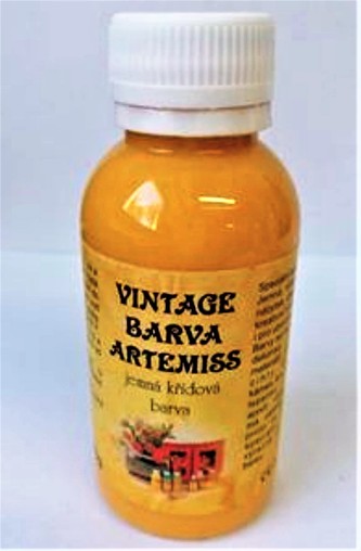 ARTEMISS Křídová vintage barva 170g, V63 pomerančová