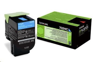 LEXMARK Cyan toner 702HC pro CS310/410/510 z programu Lexmark Return (3 000 stran)