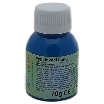 Vypalovací barva 70g, tmavá červená