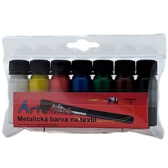 ARTEMISS Sada metalických barev na textil