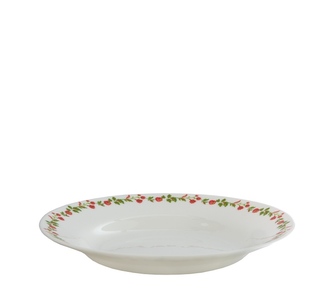 JESSY opál talíř hluboký 22,8cm dek.květiny