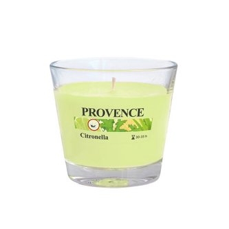 SVÍČKA VE SKLE 140G, CITRONELA